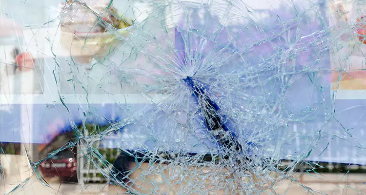 Cracked Glass Balcony Door Repair in Kendall West, FL