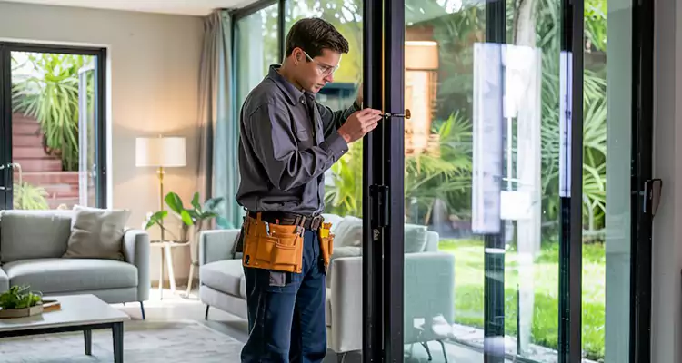 Sliding Door Jamb Lock Repair in Kendall West, FL