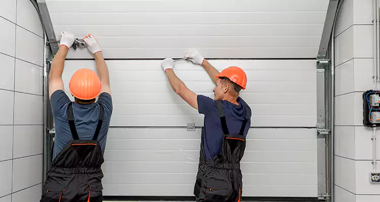 Garage Door Bottom Panel Repair in Kendall West, FL