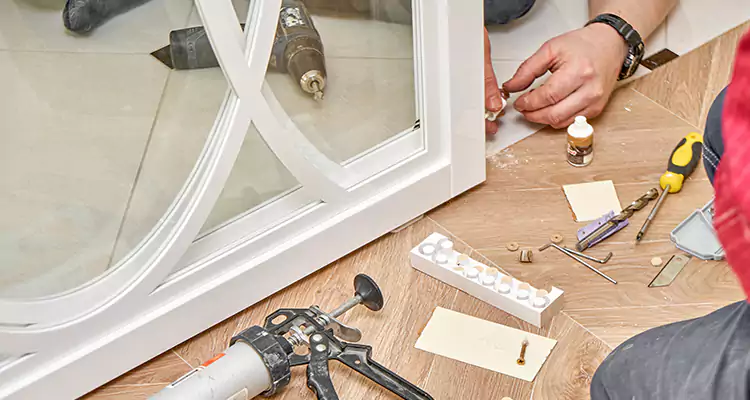 Interior Patio Door Casing Repair in Kendall West, FL